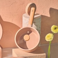 Neoflam - FIKA 18cm IH單柄湯鍋連蓋 (粉色)