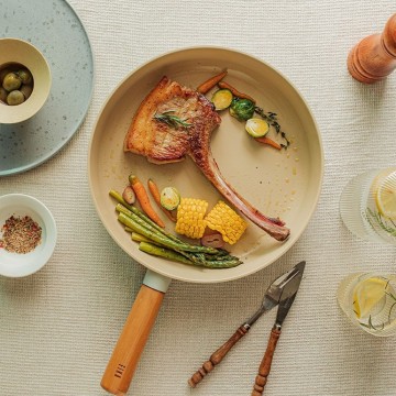 Neoflam - FIKA 28cm IH單柄炒鍋 (不連蓋) (白色)