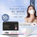 【現貨】Smart Eco EU Mask三層防護口罩50個/盒(成人/兒童-黑白色) - 韓國製