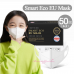 【現貨】Smart Eco EU Mask三層防護口罩50個/盒(成人/兒童-黑白色) - 韓國製