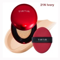 TIRTIR持久光彩遮瑕氣墊粉底SPF40 PA++ 18g (21N Ivory)