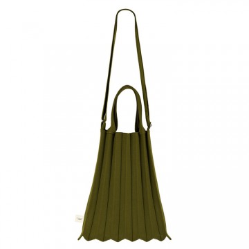 PLEATSMAMA HardShell Bag Khaki