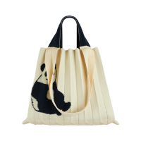 PLEATSMAMA Panda Edition Two-Way Shopper Bag Giant Panda