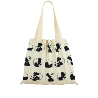 PLEATSMAMA Panda Edition Two-Way Shopper Bag Rolling Panda