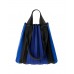 PLEATSMAMA Two-Way Shopper Bag Deep Blue