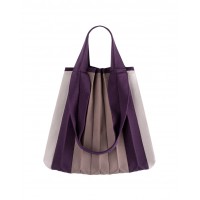 PLEATSMAMA Two-Way Shopper Bag Purple