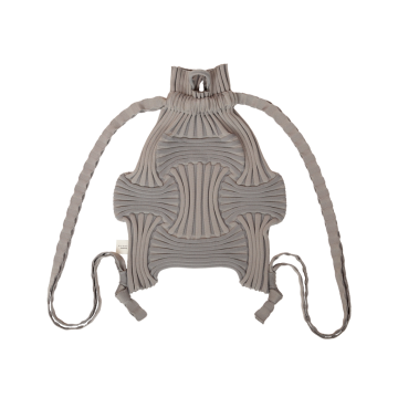 PLEATSMAMA New Bow Backpack Grey