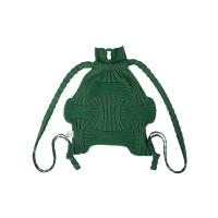 PLEATSMAMA New Bow Backpack Green