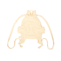 PLEATSMAMA New Bow Backpack Ivory