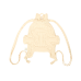 PLEATSMAMA New Bow Backpack Ivory PLEATSMAMA New Bow Backpack Ivory