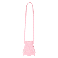 PLEATSMAMA Mini Cross Bow Bag Light Pink