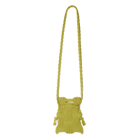 PLEATSMAMA Mini Cross Bow Bag Olive