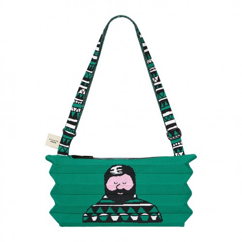 PLEATSMAMA Sacoche Bag Superfiction Edition Turkey Green
