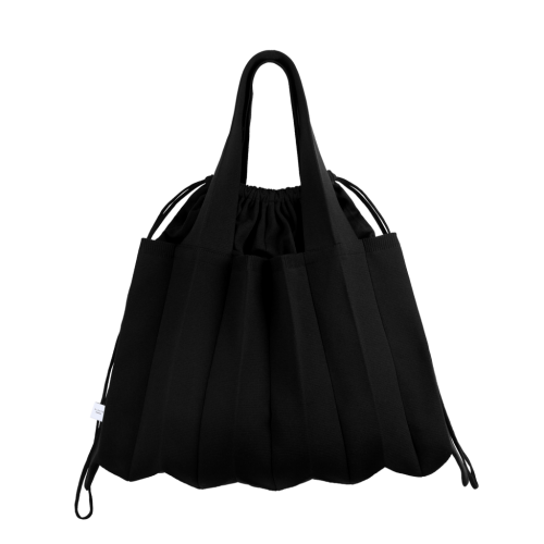 PLEATSMAMA Big Shoulder Bag Black PLEATSMAMA Big Shoulder Bag Black