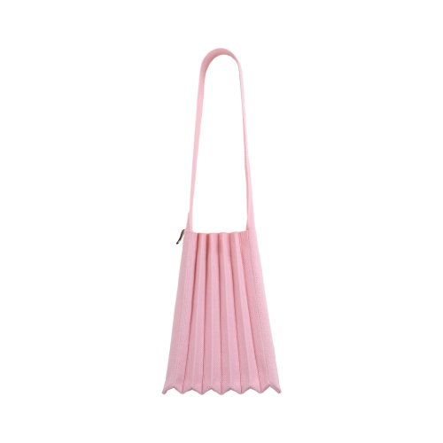 PLEATSMAMA Light Shoulder Bag Light Pink PLEATSMAMA Light Shoulder Bag Light Pink
