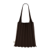PLEATSMAMA New Shoulder Bag Deep Brown