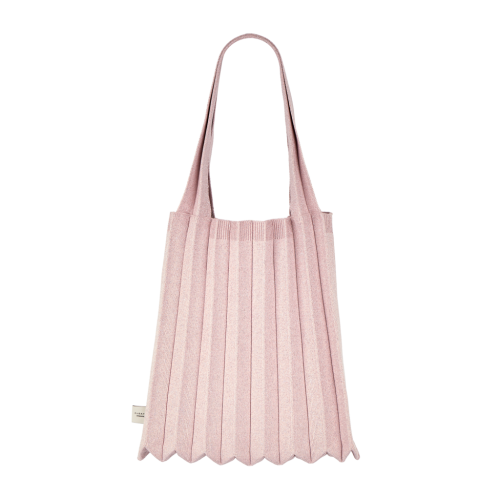 PLEATSMAMA New Shoulder Bag Glitter Pale Pink PLEATSMAMA New Shoulder Bag Glitter Pale Pink