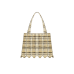 PLEATSMAMA Tweed Shopper Bag Eggnog