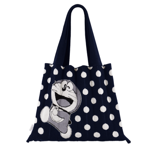 (特價) PLEATSMAMA Doraemon Edition Poodle Bag Navy (特價) PLEATSMAMA Doraemon Edition Poodle Bag Navy