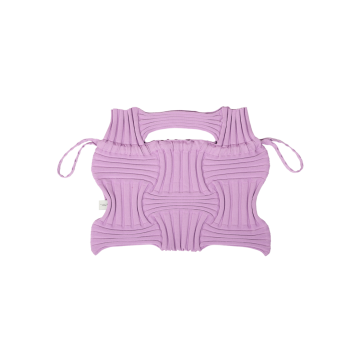 PLEATSMAMA Big Bow Bag Lavender