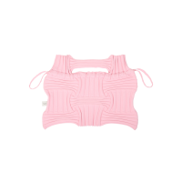 PLEATSMAMA Big Bow Bag Light Pink