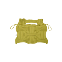 PLEATSMAMA Big Bow Bag Olive