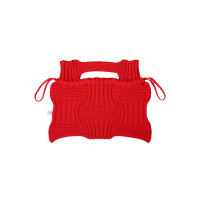 PLEATSMAMA Big Bow Bag Red