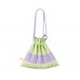 PLEATSMAMA Handle Bubble Bag Leaf Green