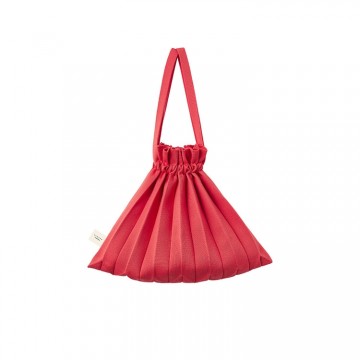 PLEATSMAMA Mini Bubble Bag Red