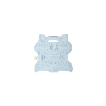 PLEATSMAMA New Bow Bag Light Blue