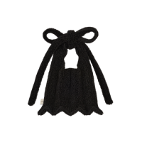 PLEATSMAMA Poodle Micro Bag Black